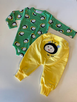 Baby pants with bumblebee - 221402 / M 19