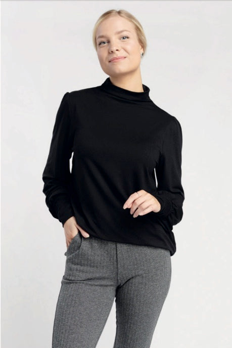 me&i Funnel neck blouse - 222604