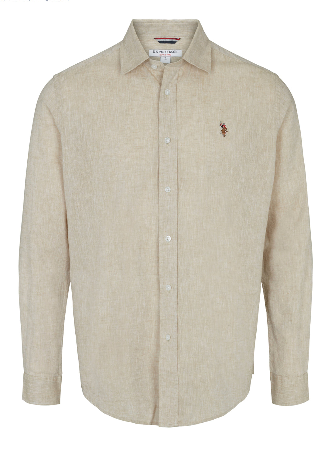 U.S. Polo Linen Shirt Bolt Aa14