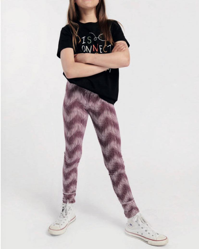 me&i kids Wavy striped leggings kids - 222302