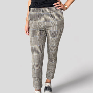 Checked cropped pants- 201804 / M 2