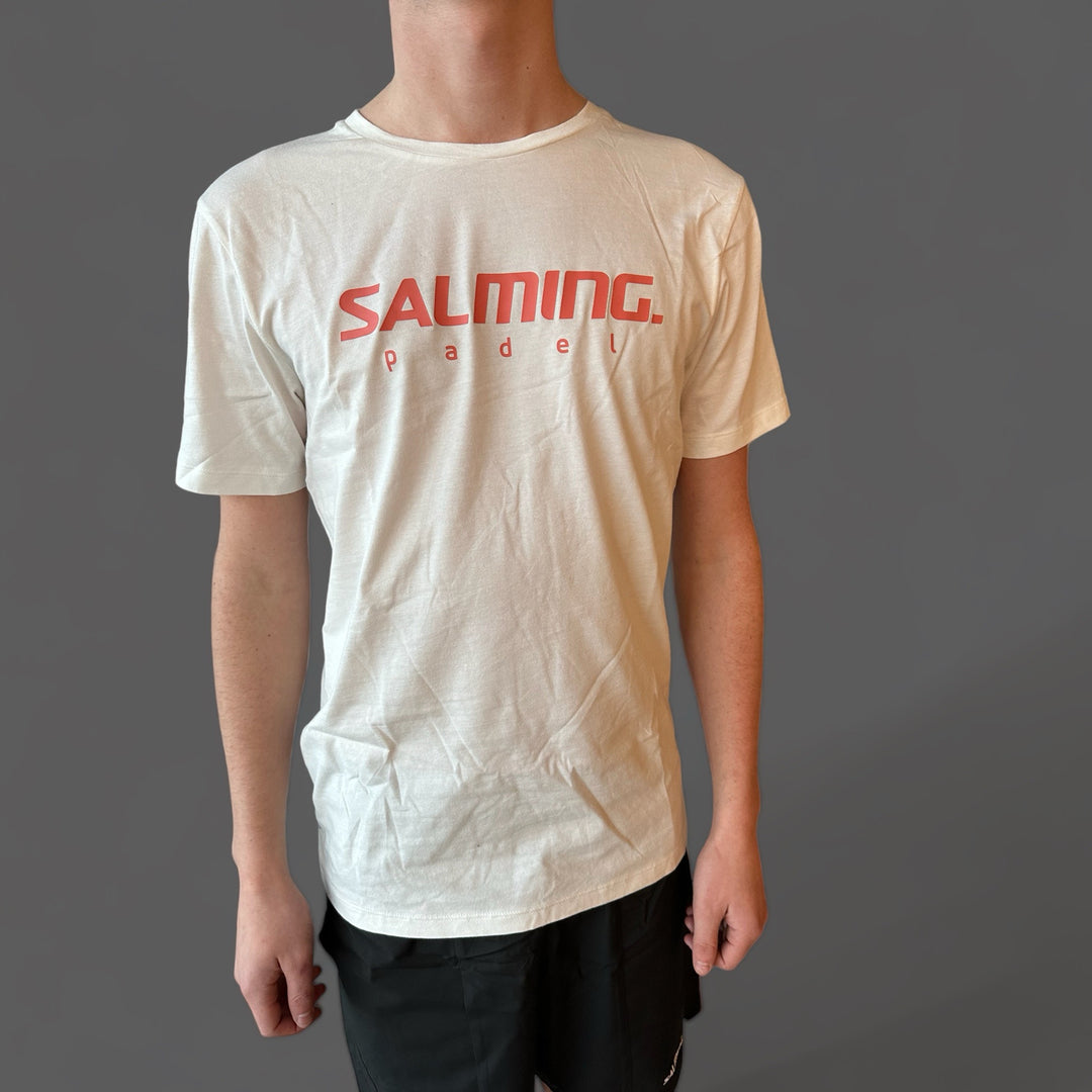 Salming Logo Padel Tee White