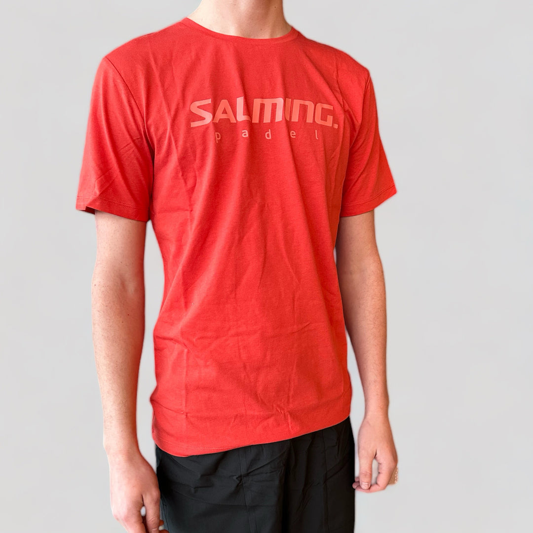Salming Logo Padel Tee Red 2065 Y 5S