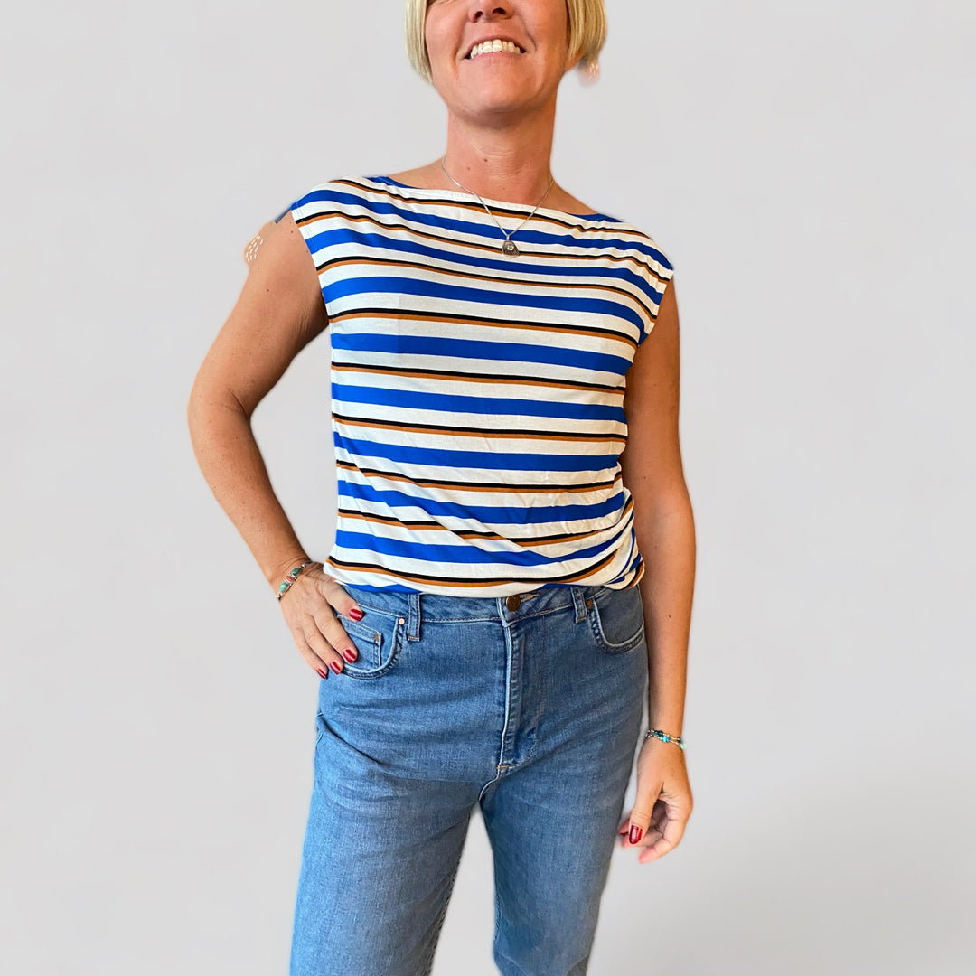 me&i Fantastic striped top V25