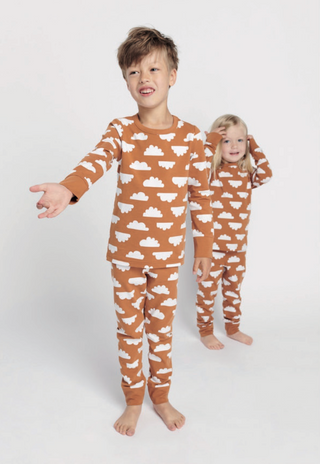 Cloudy pyjamas cinnamon kids - 222504 / EE 1