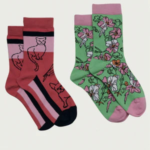 Kids socks with pets, flowers 221501 / GG 4 - HH 4