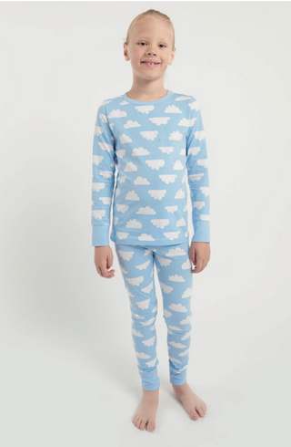 Cloudy pyjamas light blue kids- 212505 / K 18
