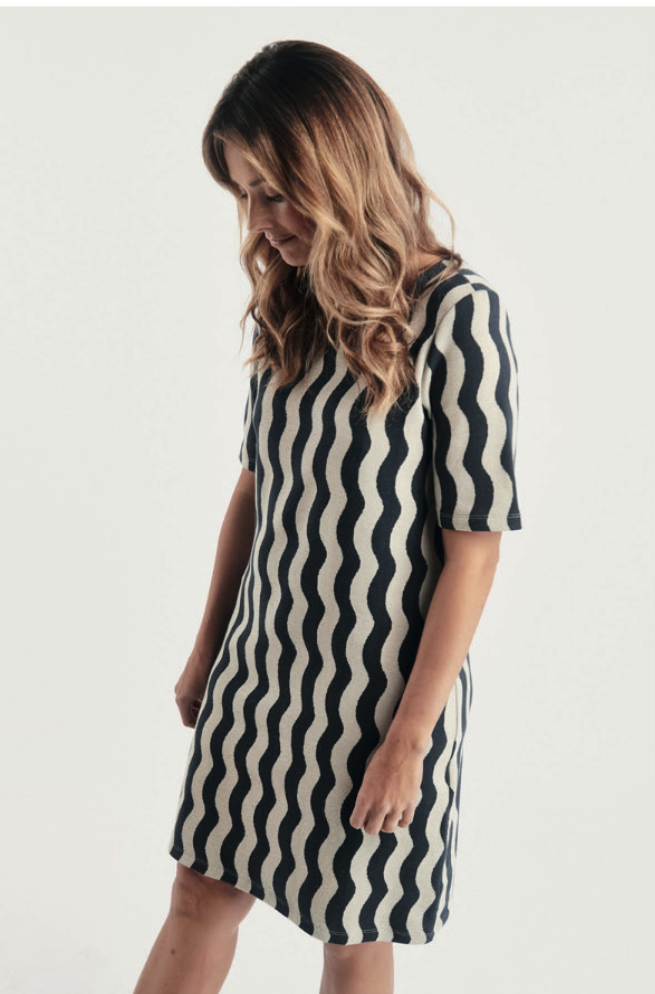 me&i Waves jacquard dress - 221701 V10/3