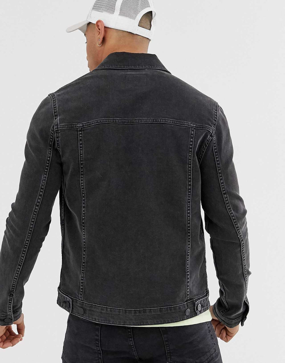 asos-design-skinny-western-denim-jacket-in-washed-black