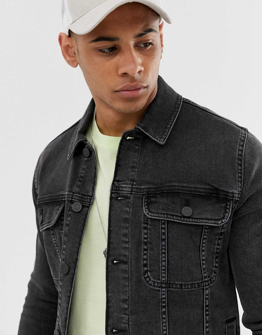 asos-design-skinny-western-denim-jacket-in-washed-black