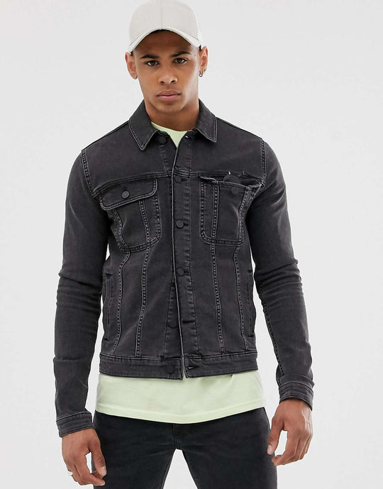 asos-design-skinny-western-denim-jacket-in-washed-black
