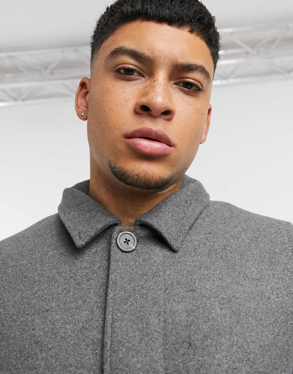 asos-design-wool-mix-overcoat-in-grey