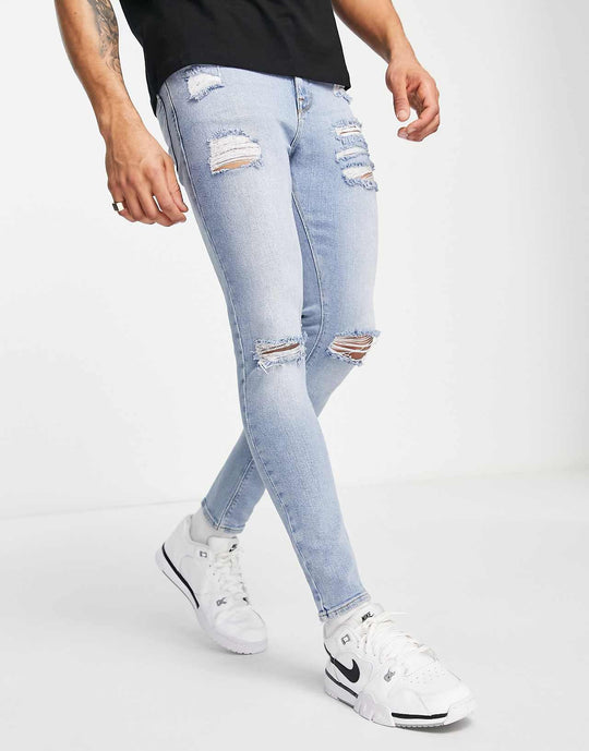 ASOS Design Spray On Vintage Look Jeans