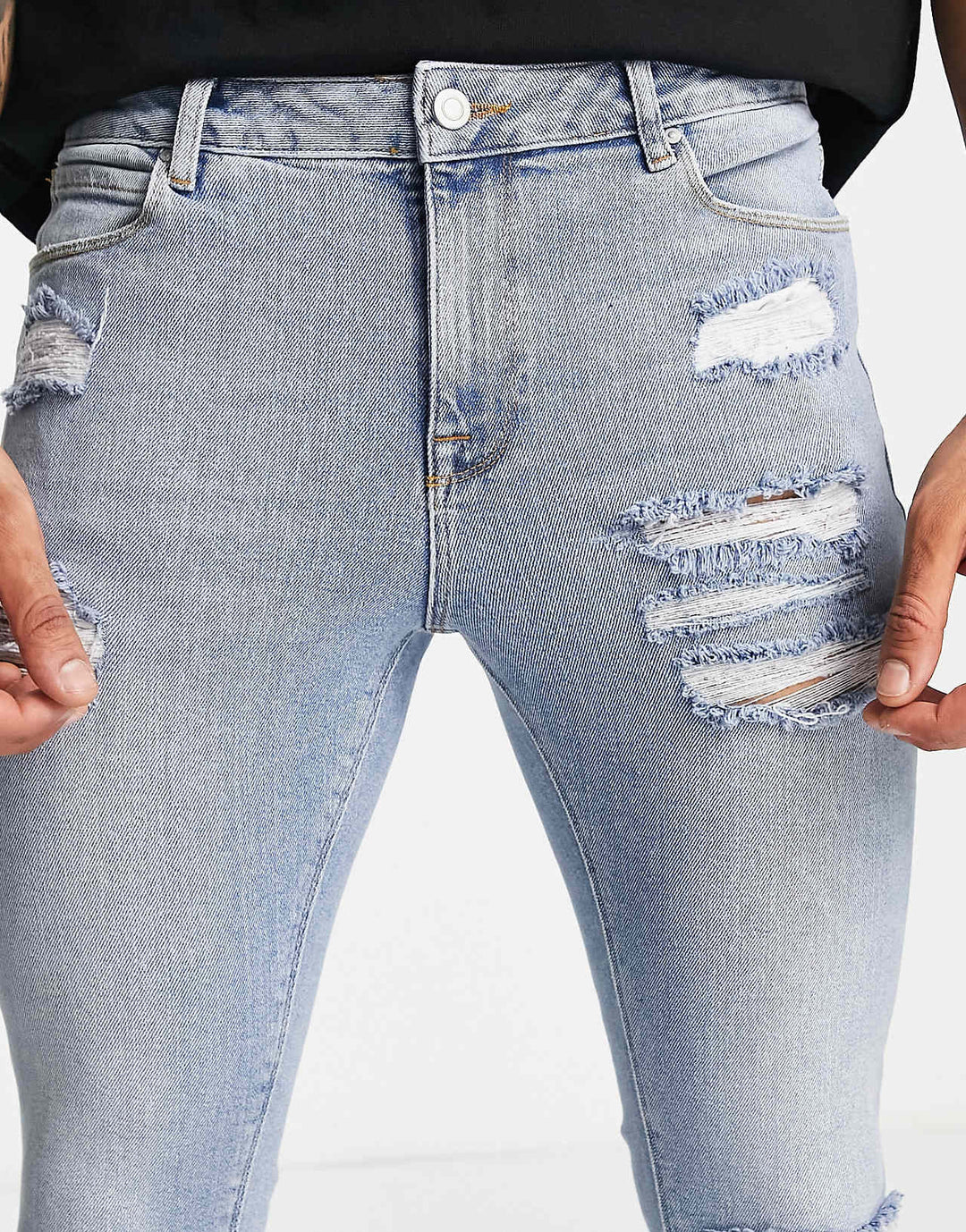 ASOS Design Spray On Vintage Look Jeans