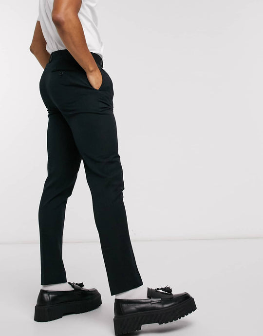 ASOS Design Super Skinny Smart Trouser in Black