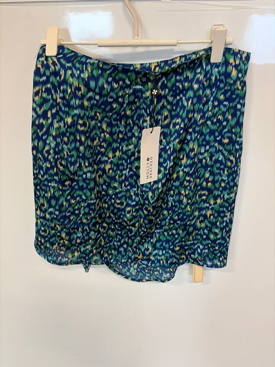 Molly Bracken Blue Woven Skirt