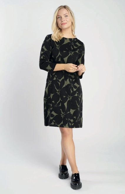 Flowers jacquard dress - 222708 / F10