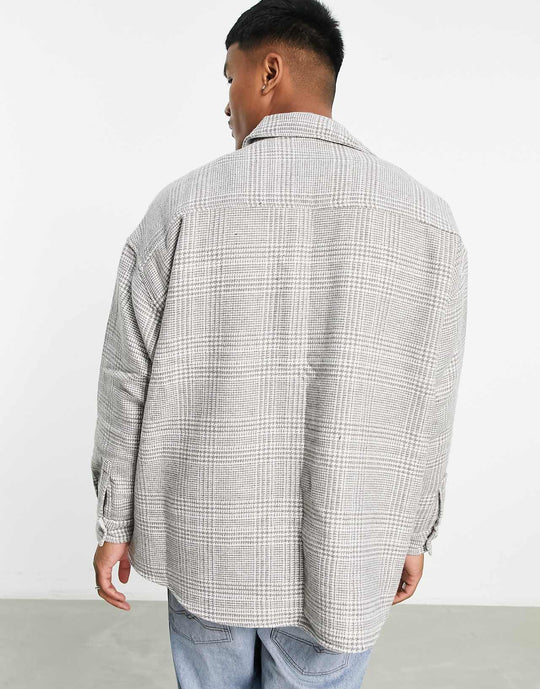 asos-design-super-oversized-wool-overshirt-in-grey-check