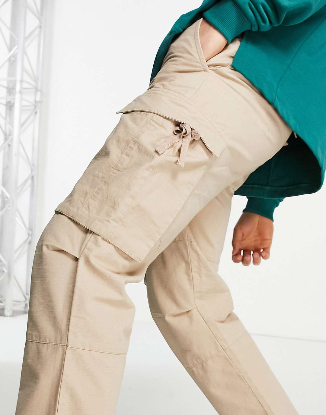 topman-straight-cargo-trousers-with-adujsters-in-stone
