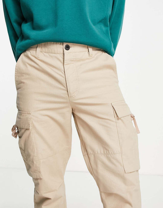 topman-straight-cargo-trousers-with-adujsters-in-stone