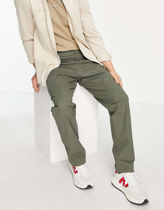 asos-design-relaxed-chinos-in-washed-green