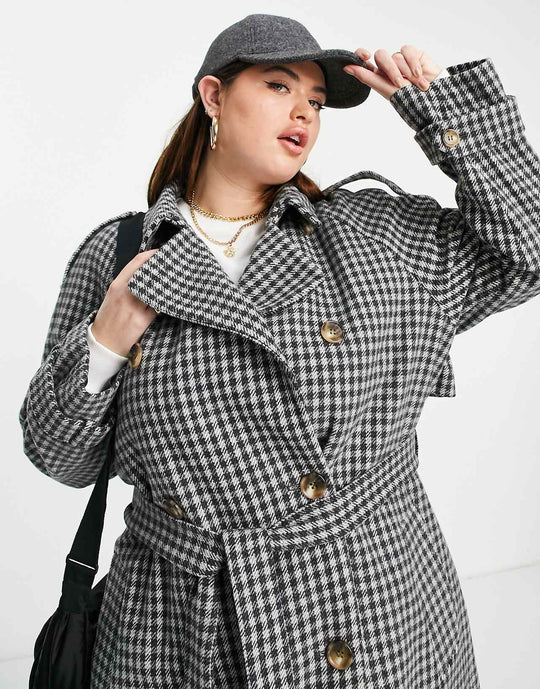 asos-design-curve-smart-heritage-check-oversized-coat