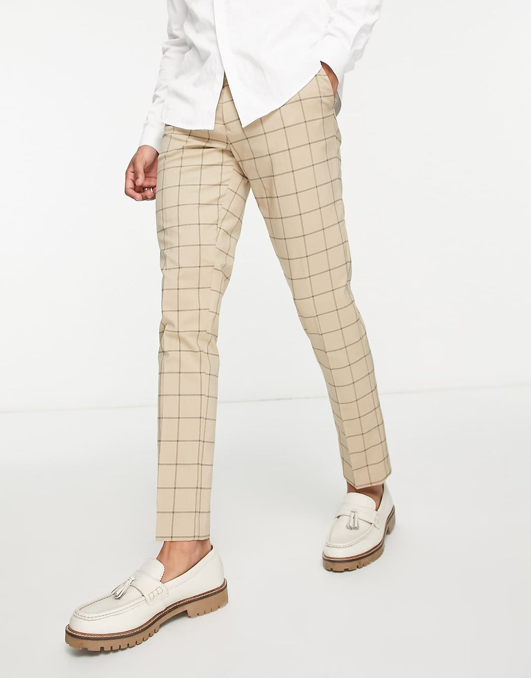 asos-design-skinny-suit-trousers-in-stone-window-check