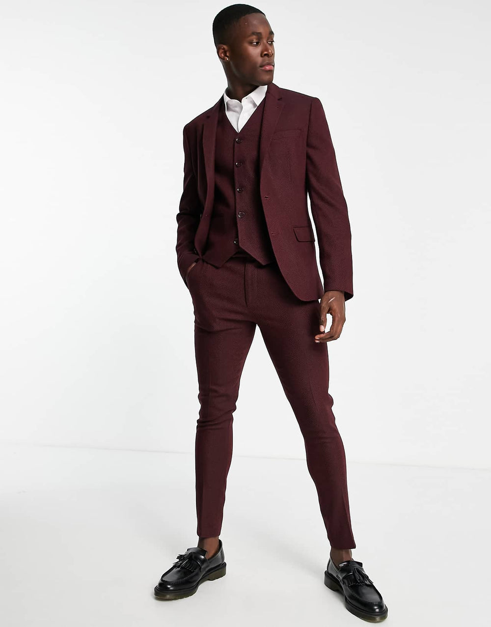 asos-design-wedding-super-skinny-wool-mix-suit-jacket-in-burgundy-herringbone