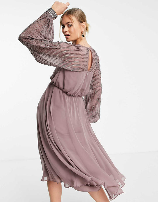 asos-design-maternity-midi-dress-with-linear-yoke-embellishment-in-mauve