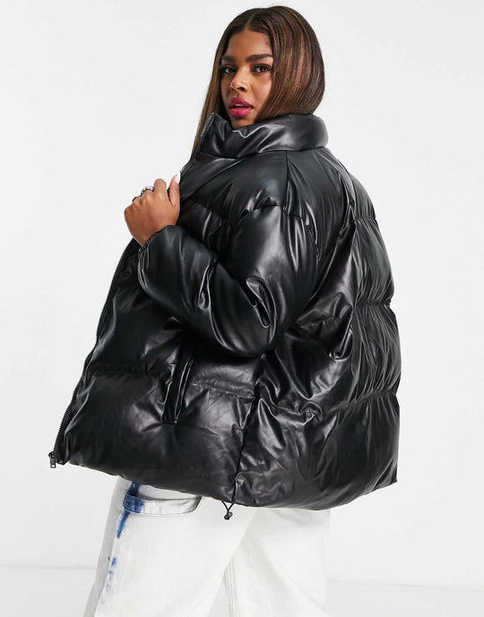 daisy-street-plus-high-neck-puffer-jacket-in-black-pu