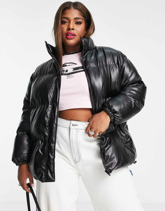 daisy-street-plus-high-neck-puffer-jacket-in-black-pu