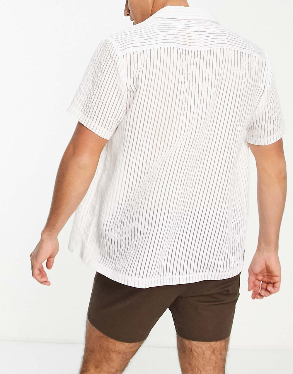 asos-design-skinny-chino-shorts-with-elasticated-waist-in-dark-brown