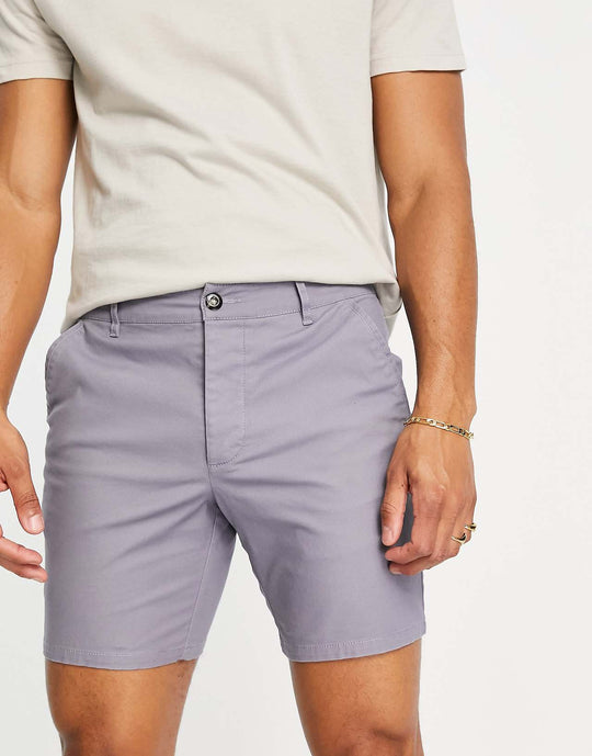 asos-design-slim-chino-shorts-in-blue