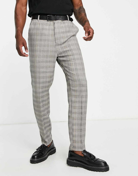 bando-carrot-fit-tapered-checked-suit-trousers-in-grey