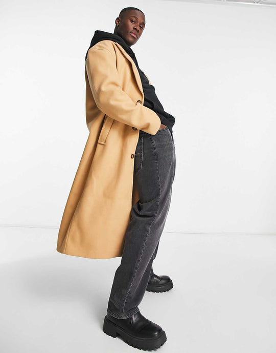 asos-design-relaxed-fit-wool-look-overcoat-in-camel