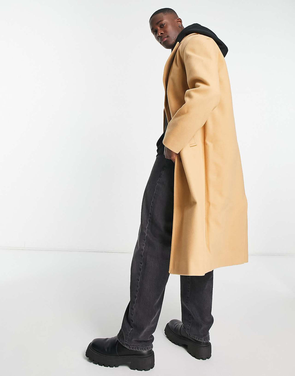 asos-design-relaxed-fit-wool-look-overcoat-in-camel