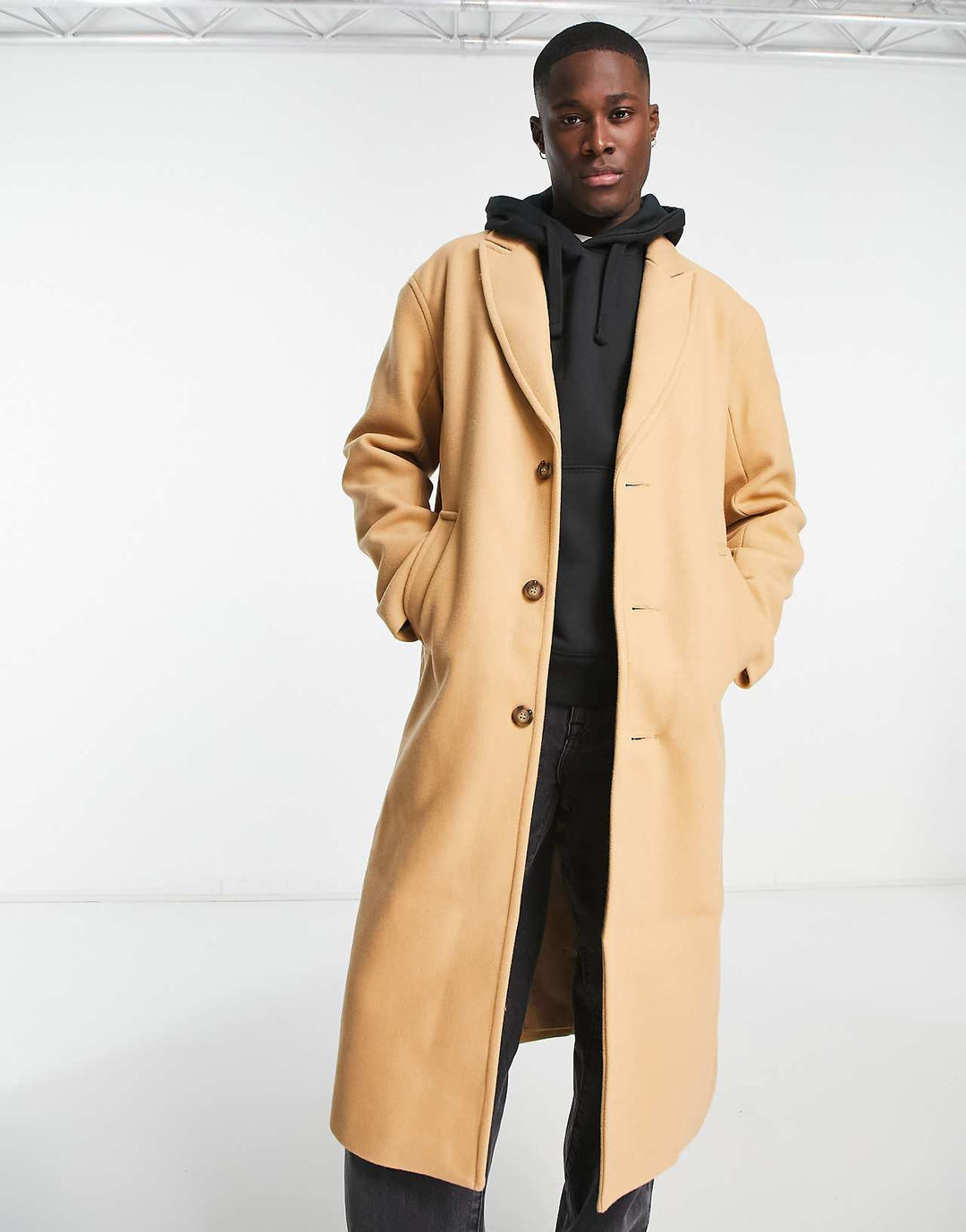 asos-design-relaxed-fit-wool-look-overcoat-in-camel