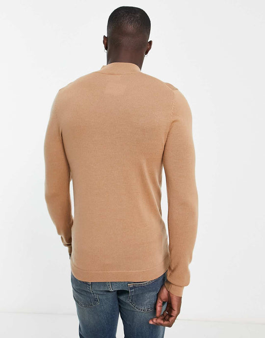asos-design-muscle-fit-premium-merino-wool-turtle-neck-jumper-in-dark-beige