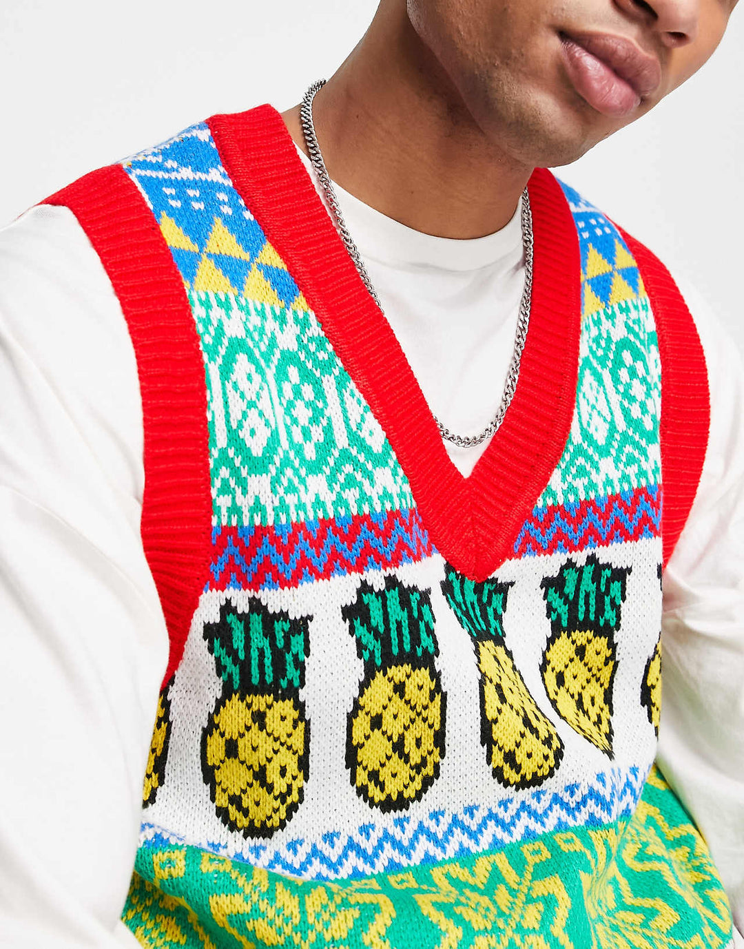 aSOS DESIGN neulottu trooppinen joululiivi