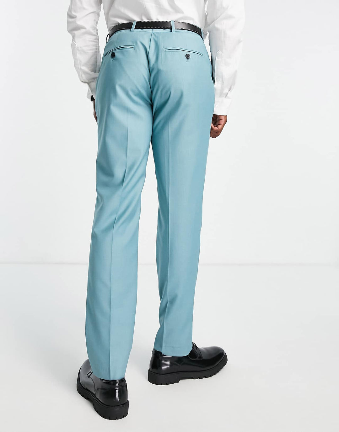 Gianni Feraud Straight Trousers in Blue