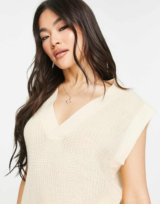threadbare-chestnut-sleeveless-oversized-v-neck-jumper-in-stone