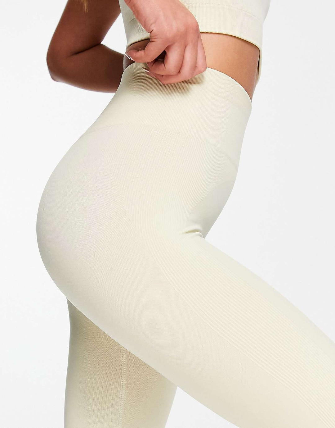 Love Other Things Seamless High Waisted Leggings in Apricot