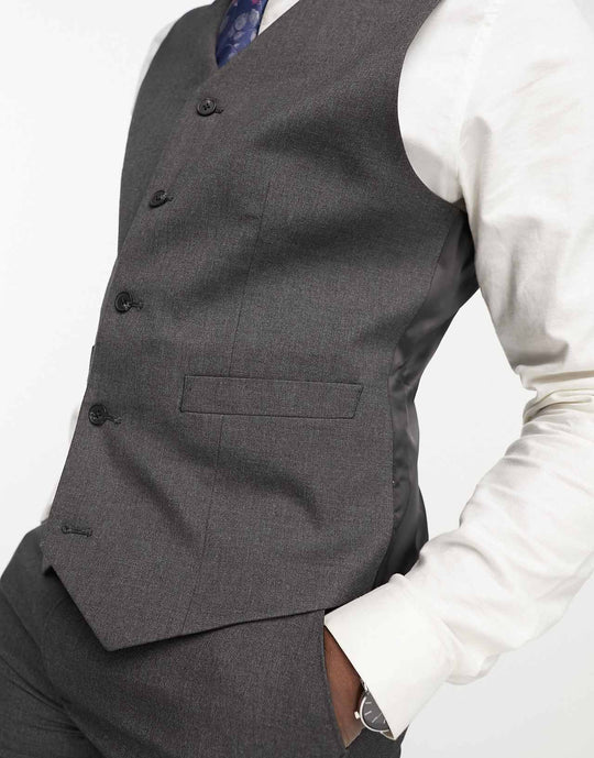 asos-design-slim-suit-waistcoat-in-charcoal