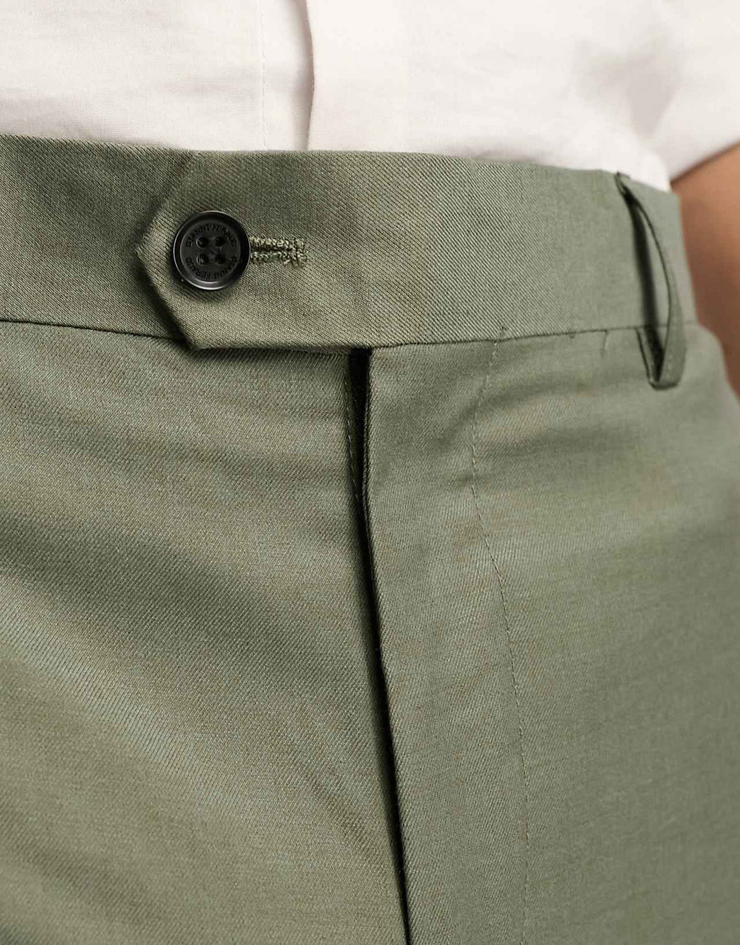 Gianni Feraud Skinny Suit Trousers in Green