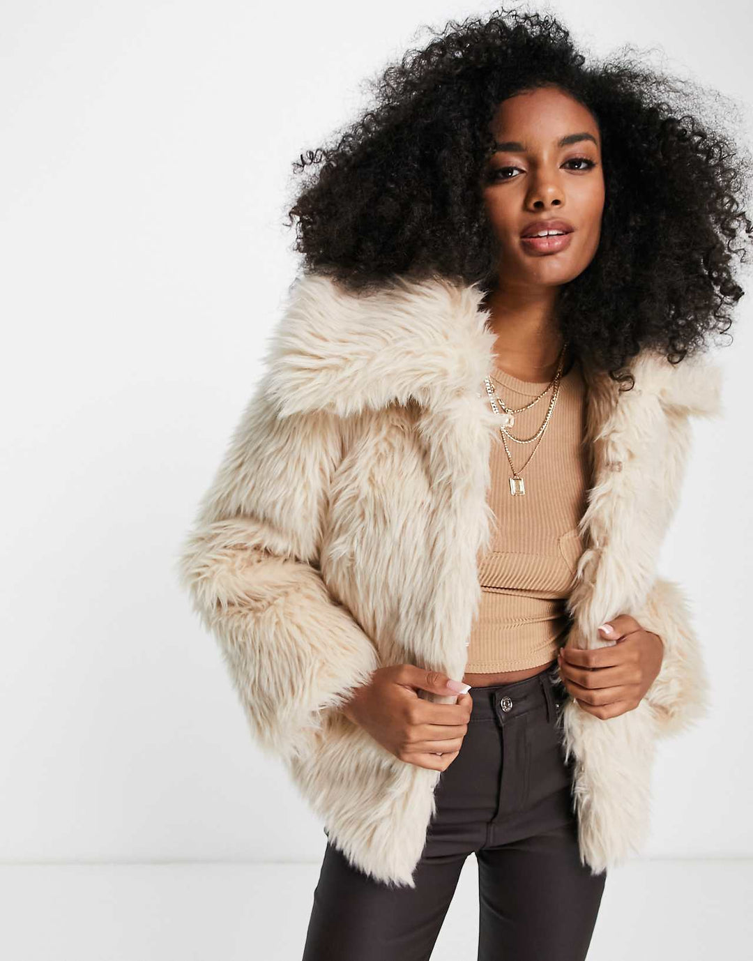 Faux Fur Short Coat