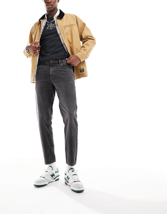 asos-design-classic-rigid-jeans-in-washed-black