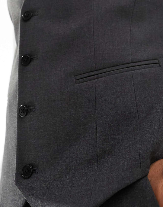 asos-design-skinny-suit-waistcoat-in-charcoal