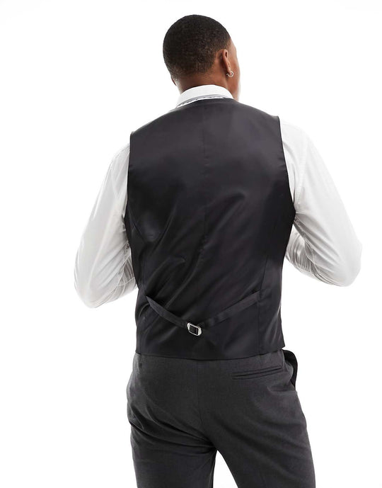 asos-design-skinny-suit-waistcoat-in-charcoal