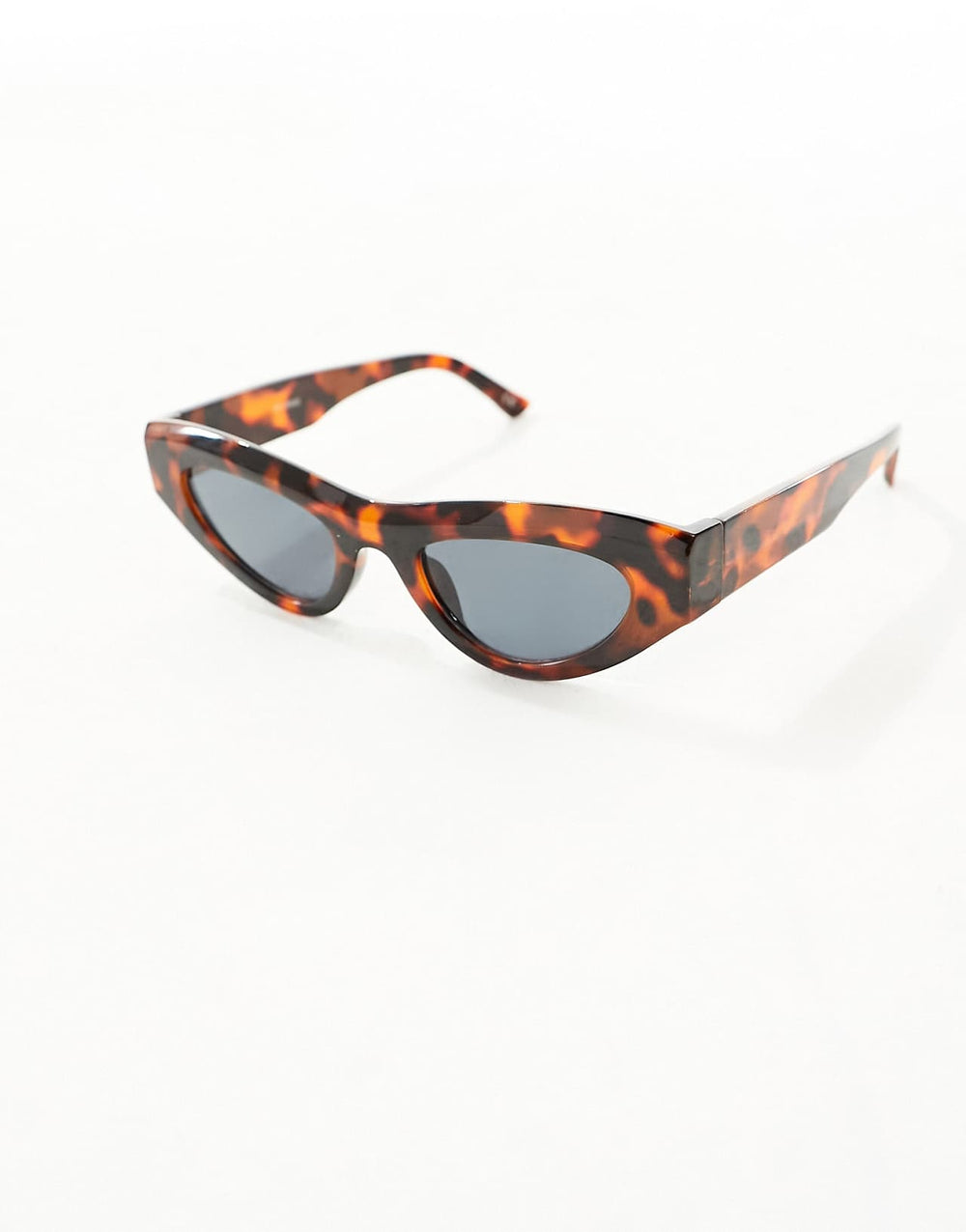ASOS Design Angular Cat Eye Sunglasses in Tort