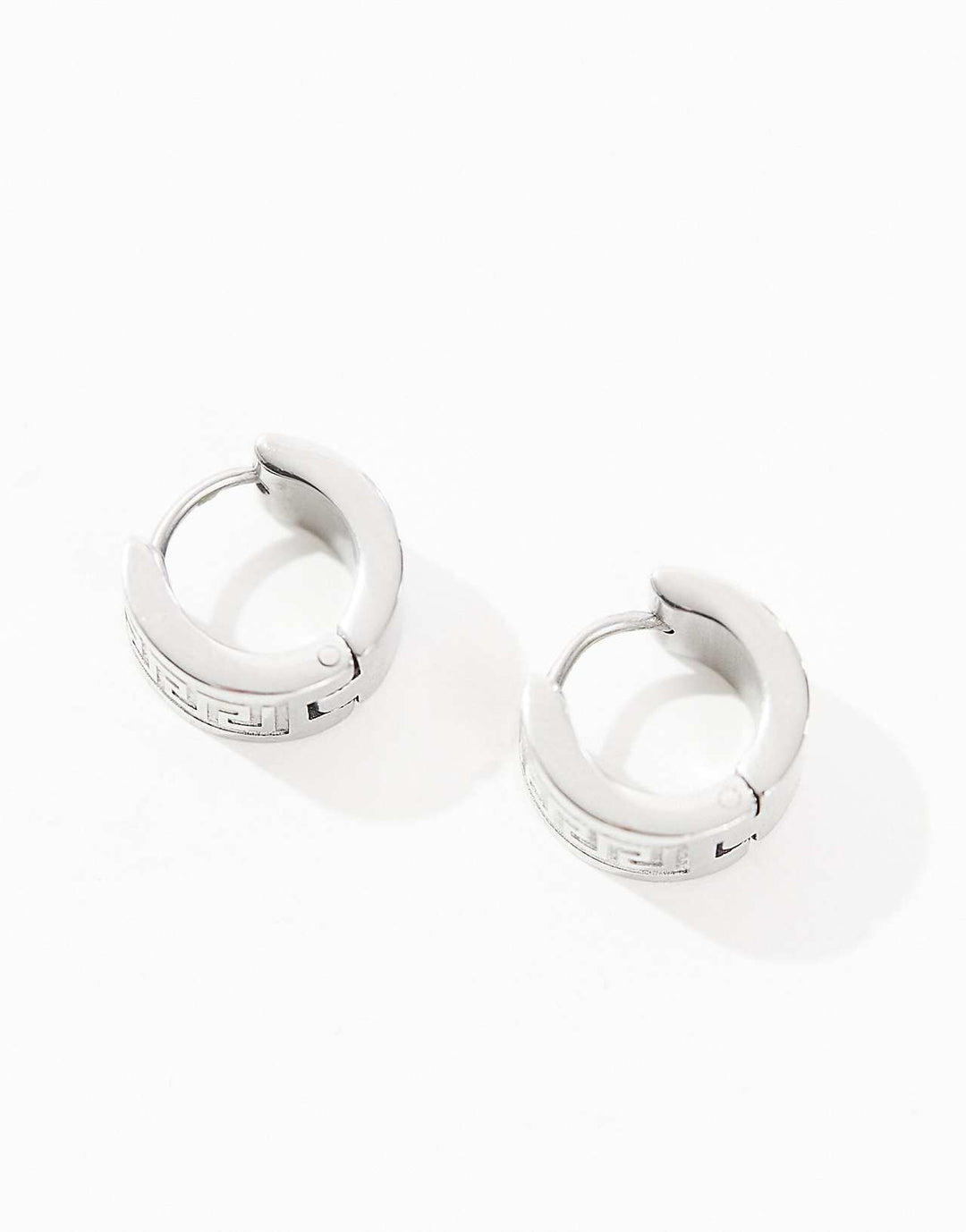 asos-design-waterproof-stainless-steel-hoop-earrings-with-greek-wave-in-silver-tone